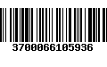 Código de Barras 3700066105936