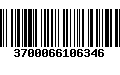 Código de Barras 3700066106346