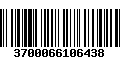 Código de Barras 3700066106438