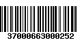 Código de Barras 37000663000252