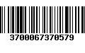 Código de Barras 3700067370579