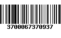 Código de Barras 3700067370937