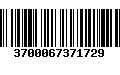 Código de Barras 3700067371729