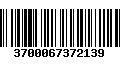 Código de Barras 3700067372139