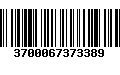 Código de Barras 3700067373389