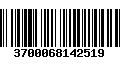 Código de Barras 3700068142519