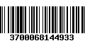 Código de Barras 3700068144933