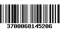 Código de Barras 3700068145206