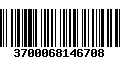 Código de Barras 3700068146708