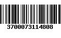 Código de Barras 3700073114808