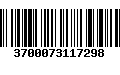 Código de Barras 3700073117298