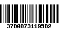 Código de Barras 3700073119582