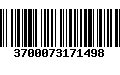 Código de Barras 3700073171498