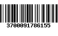 Código de Barras 3700091786155