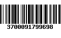 Código de Barras 3700091799698