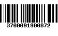 Código de Barras 3700091900872