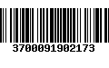 Código de Barras 3700091902173