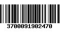 Código de Barras 3700091902470