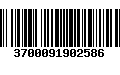 Código de Barras 3700091902586