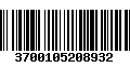 Código de Barras 3700105208932