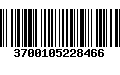 Código de Barras 3700105228466