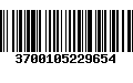 Código de Barras 3700105229654