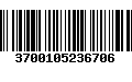 Código de Barras 3700105236706