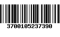 Código de Barras 3700105237390