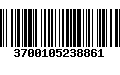 Código de Barras 3700105238861