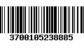 Código de Barras 3700105238885