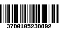 Código de Barras 3700105238892