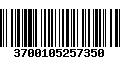 Código de Barras 3700105257350