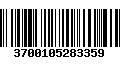 Código de Barras 3700105283359