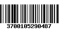 Código de Barras 3700105290487