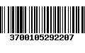 Código de Barras 3700105292207