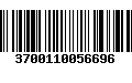 Código de Barras 3700110056696