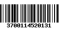 Código de Barras 3700114520131