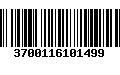 Código de Barras 3700116101499