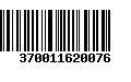 Código de Barras 370011620076