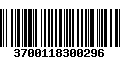 Código de Barras 3700118300296