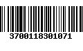 Código de Barras 3700118301071