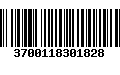 Código de Barras 3700118301828