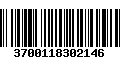 Código de Barras 3700118302146