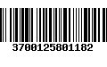 Código de Barras 3700125801182