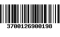 Código de Barras 3700126900198