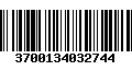 Código de Barras 3700134032744