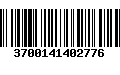 Código de Barras 3700141402776