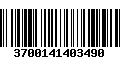 Código de Barras 3700141403490