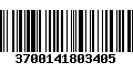 Código de Barras 3700141803405