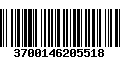 Código de Barras 3700146205518